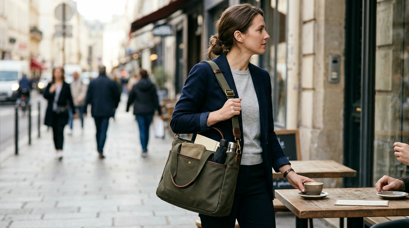 Chic Single-Shoulder Tote: Roomy Crossbody Organization
